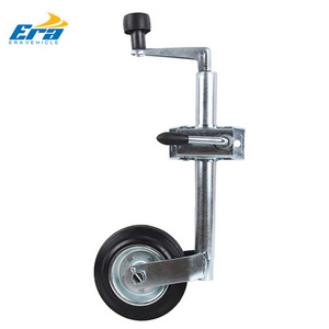 boat trailer part semi trailer parts 34mm Jockey Wheel with solid wheel160*40mm