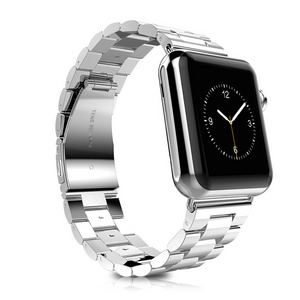 RPinker-Wearable Luxury Stainless Steel Sports Watch Bands Metal Bracelet For Apple Watch 42mm 38mm