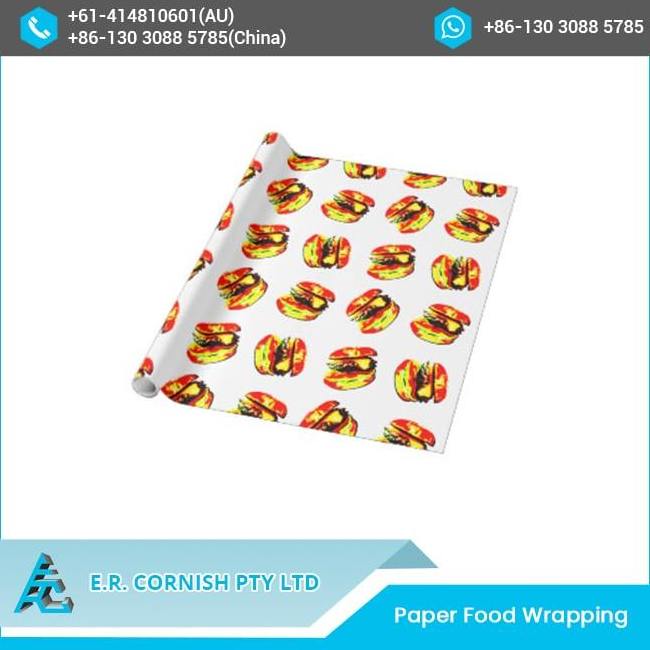 2021 Sandwich Wrap Paper Wax Coating Grease proof For Hamburger Food Wrapping