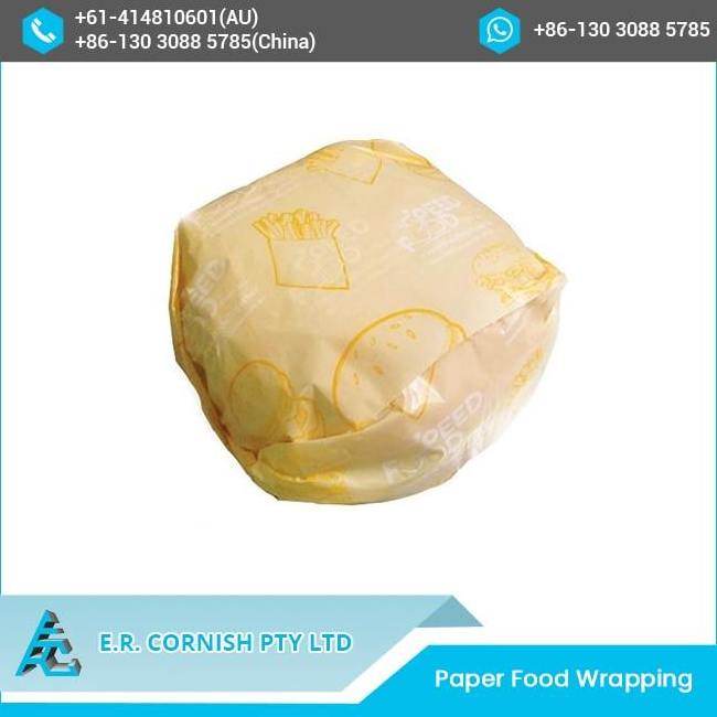 2021 Sandwich Wrap Paper Wax Coating Grease proof For Hamburger Food Wrapping