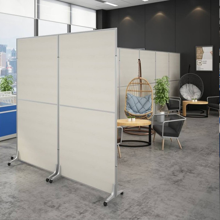 Office Partition Wall Moveable Room Partition Wall Aluminum Frame Partition Wall On Wheels