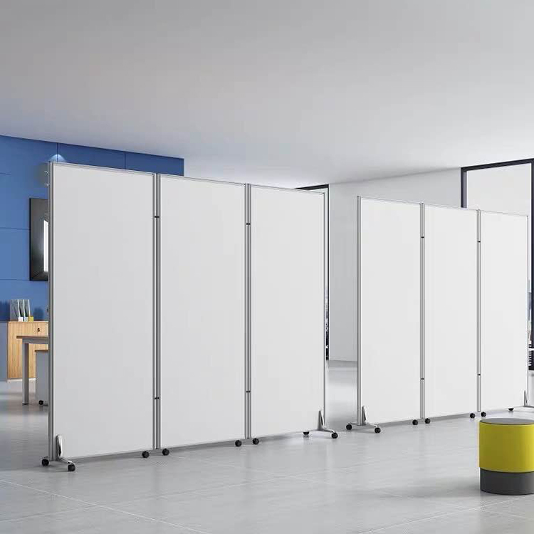 Office Partition Wall Moveable Room Partition Wall Aluminum Frame Partition Wall On Wheels