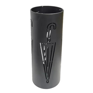 Metal Umbrella Drain Rack Door Entrance Lobby Umbrella Storage Bucket