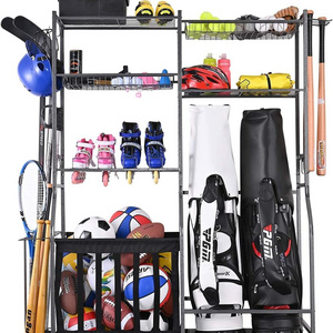 Golf Storage Garage Organizer,2 Golf Bag Storage Stand and Other Sports Equipment Storage Rack,Garage Organizer Shelves