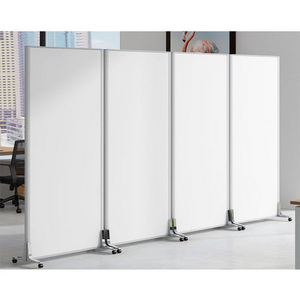 Office Partition Wall Moveable Room Partition Wall Aluminum Frame Partition Wall On Wheels