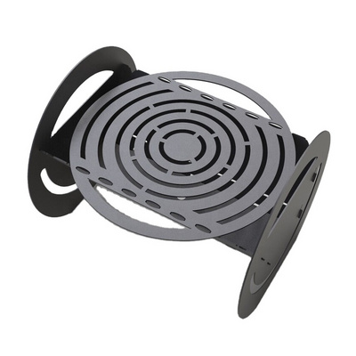 Custom Metal Black Powder Coated Collapsible Fire Pit Indoor/Outdoor Portable Garden Barbecue Grill for Camping