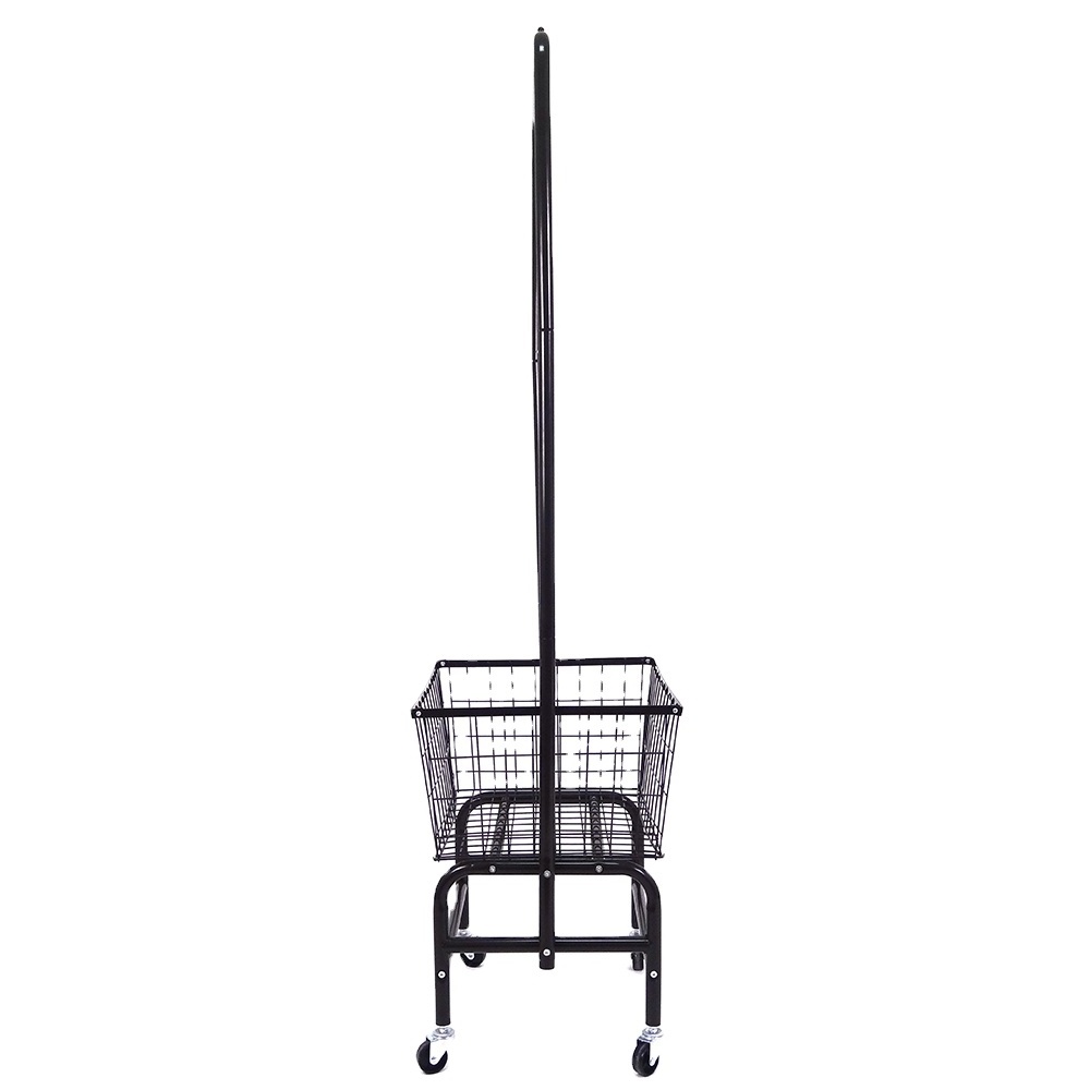 hotel laundry trolley  hospital/laundry Rolling Laundry Cart with Hanging Bar