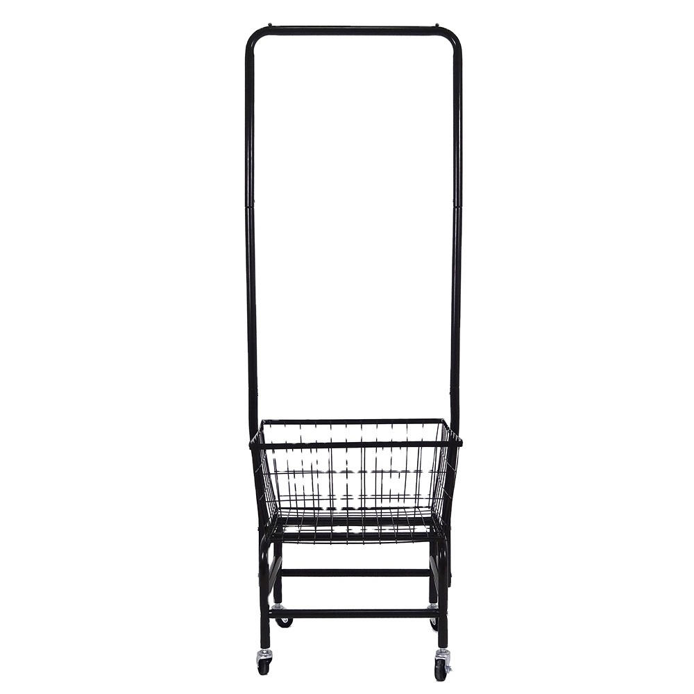 hotel laundry trolley  hospital/laundry Rolling Laundry Cart with Hanging Bar