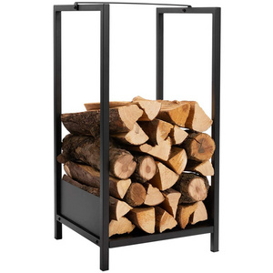 Fireplace Log Rack 30 Inch Log Carrier Heavy Duty Firewood holder for Indoor/Outdoor Fire Place