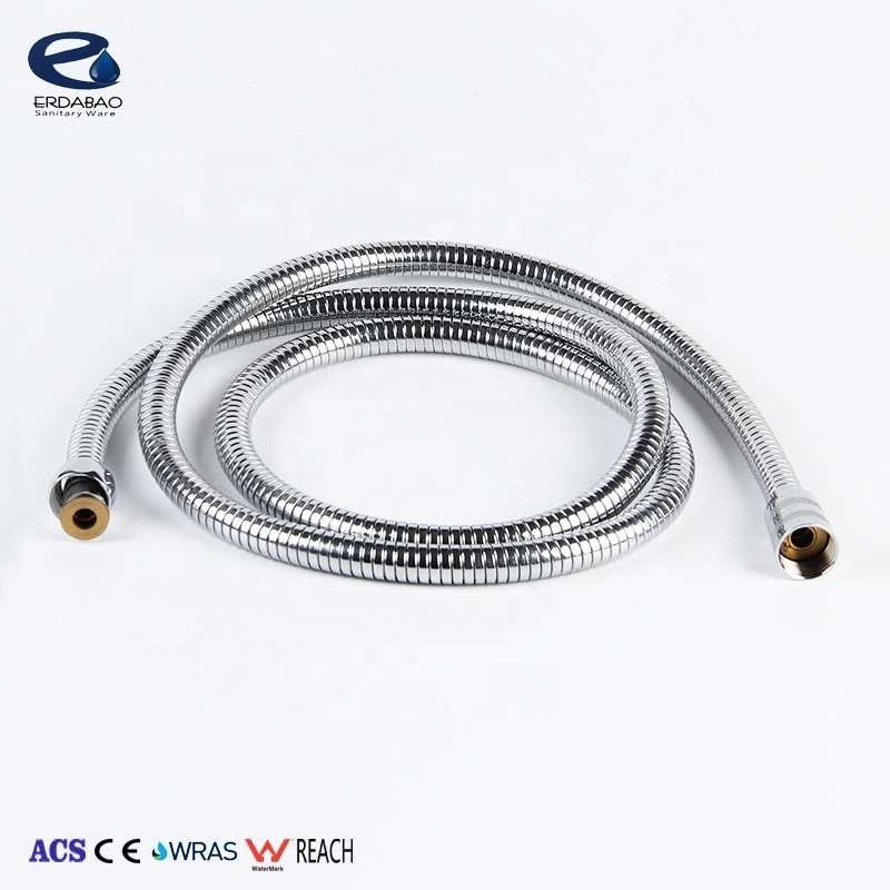 flexible 304 stainless steel bath tube shower hose yuyao with ACS CE watermark WRAS certificate