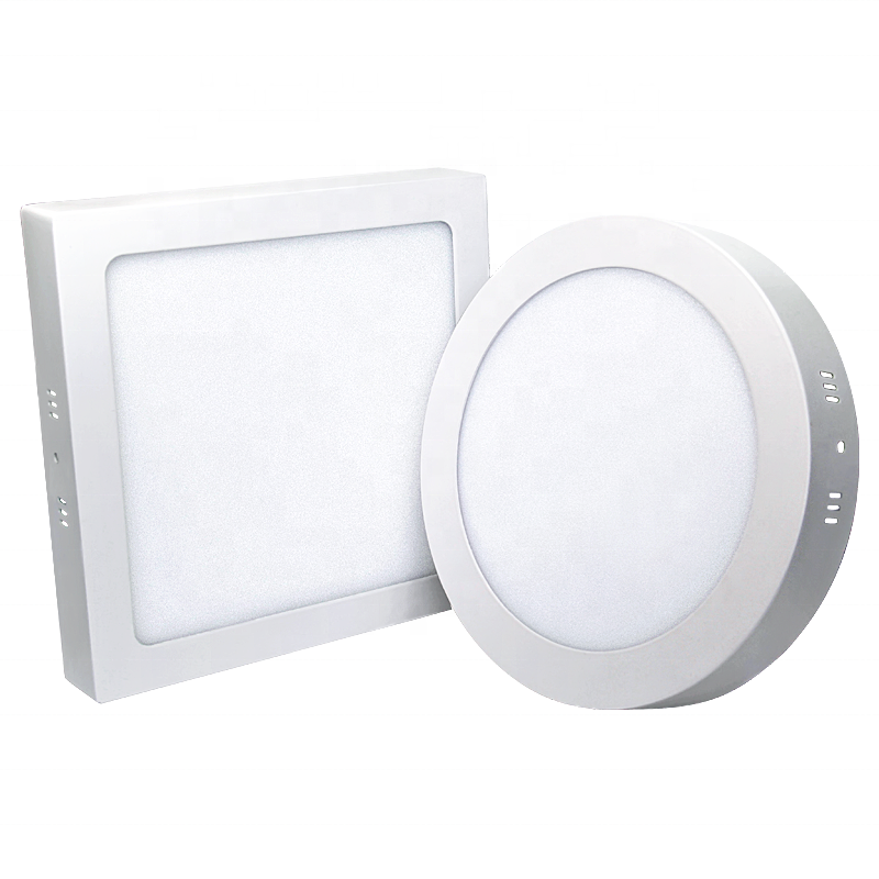 Led Ceiling Lights Surface Mounted Downlight Ultra Slim Modern Fixtures 6w 12w 18w 24w Round Square White Aluminium