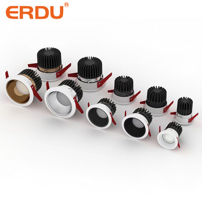 ERDU Led Spotlights For Homes Recessed Ceiling Spot Light Mini Small Indoor Jewellery Shop 3w 5w 7w 9w 12w Cri 95 Dimmable Light