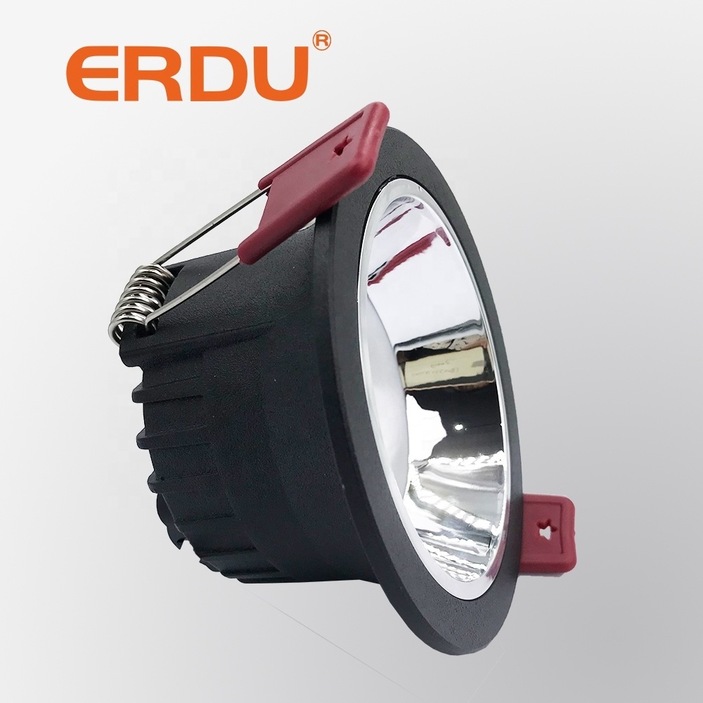 ERDU  Commercial Up Down Lights Hotel Mini Led Cob Downlight Deep Anti-glare Smart Dimmable Recessed Downlight