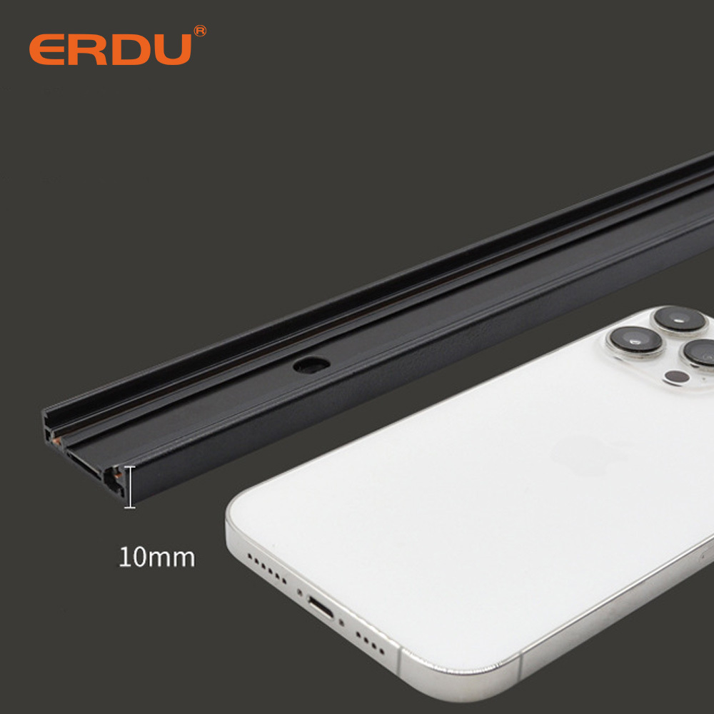 ERDU Aluminum Magnet Track Light 35mm 48V Ultra Thin Led Magnetic Track Light