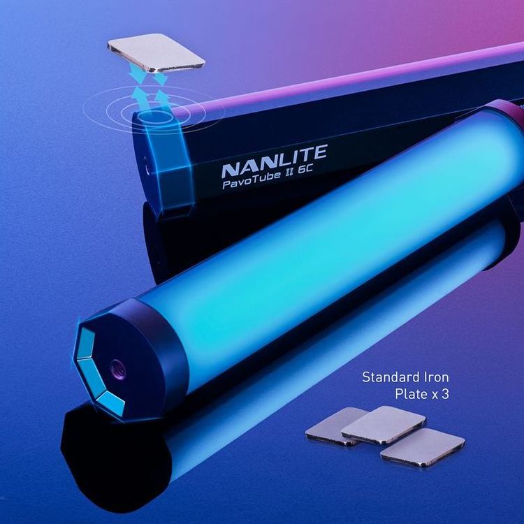 Nanguang Nanlite PavoTube II 6C LED RGB Light Tube Portable Handheld Photography Lighting Stick CCT Mode Photos Video soft light