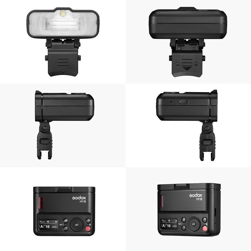 Godox MF12 K2 Macro Flash Color Light 2.4GHz Wireless X System TTL Flash Speedlite For Nikon Canon Sony FUJIFILM Olympus Camera