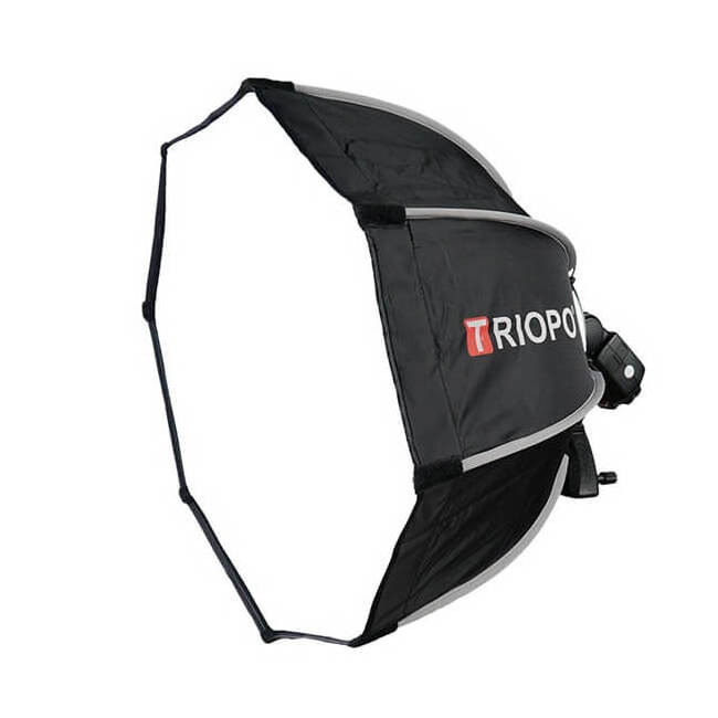 Triopo 55cm Octagon Umbrella Photography Softbox For Godox V860II TT600 TT685 YN560 III IV JY-680A Flash Speedlite Soft Box