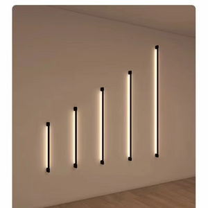 Decorative Modern Dimmable Linear Grille Light Hanging Led Aluminum Hanging Panel Linear Led Ceiling Light Fixture