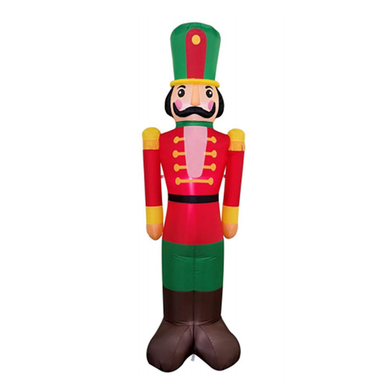 150cm(60inch)/210cm(84inch) Inflatable Decoration Christmas Decorations Nutcracker With LED Lights For Outside Garden