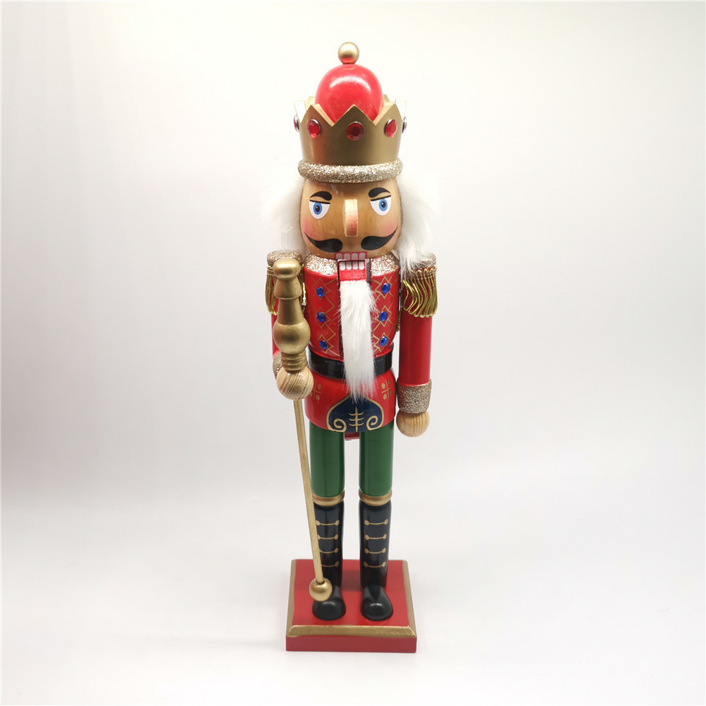 2021 New Product 15 Inches Christmas Nutcracker Soldier Wooden Soldier Nutcracker For Christmas Decoration