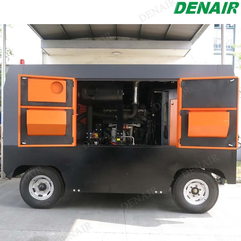 Diesel Rotary Screw Type 3000 psi air compressor