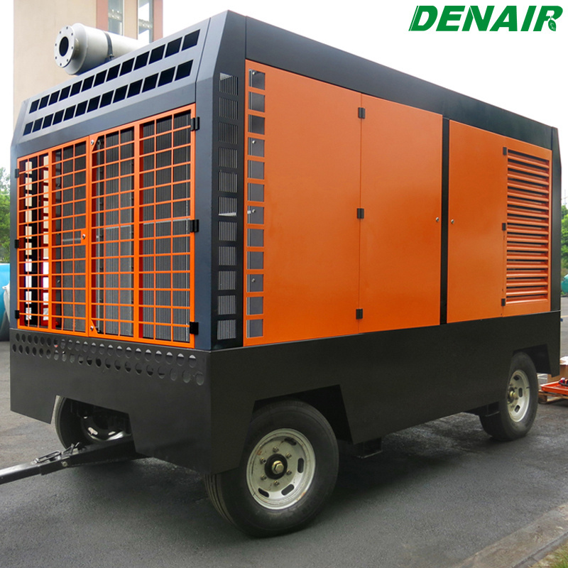 Diesel Rotary Screw Type 3000 psi air compressor