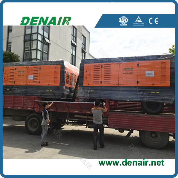 DENAIR mining air compressor in Peru