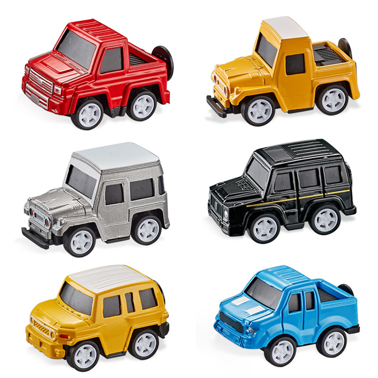 mini Vehicles Cartoon car model 1:250 for 1~6 years boys girls alloy car toy model