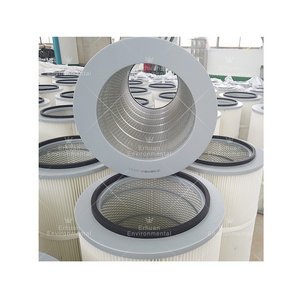 Erhuan Industrial Synthetic Fiilter Media Dust Air Cartridge Filter Price