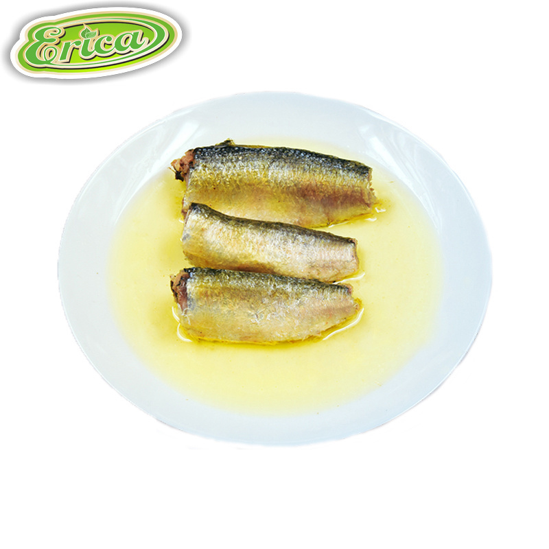 Hot Selling China Export Canned Fish Product OEM/ODM Available Pure Nature Flavor Canned Sardines In Vegetable Oil