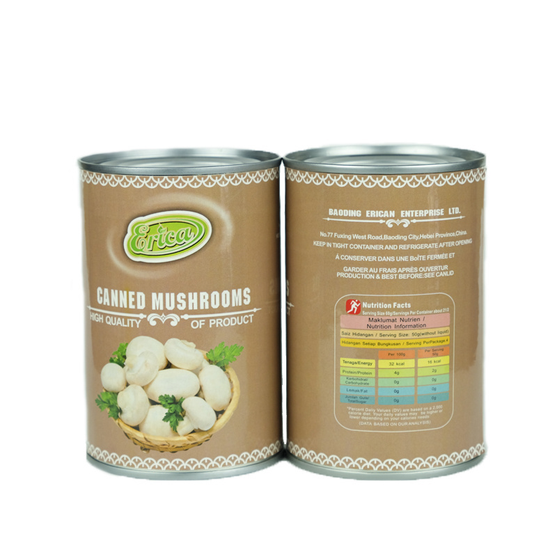 Sustainable Competitive Supply Wholesale Factory Price High Quality OEM/ODM Available Ready To Eat Sliced/Whole Canned Mushroom