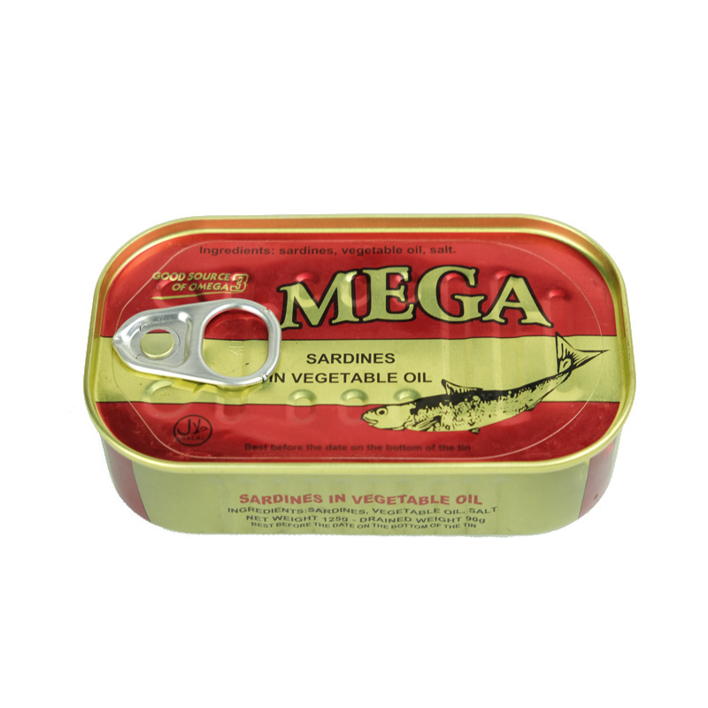 Hot Selling China Export Canned Fish Product OEM/ODM Available Pure Nature Flavor Canned Sardines In Vegetable Oil