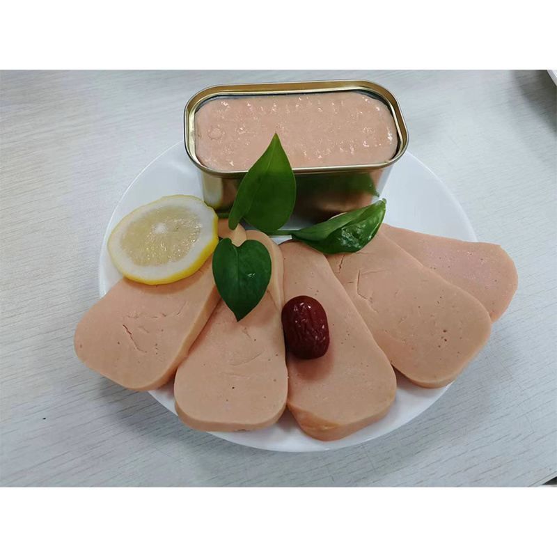 2023 Wholesale Price Chicken Luncheon Meat Food Canned Supplier Export Body Salt OEM HEBEI Normal Temperature Printed Easy Open