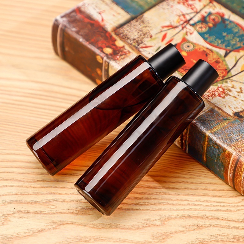 High Quality Custom Logo Parfum Bottle 50ml 100ml Glass Refillable Spray Perfume Brown Glass Bottle Amber Glass Perfume Bottle