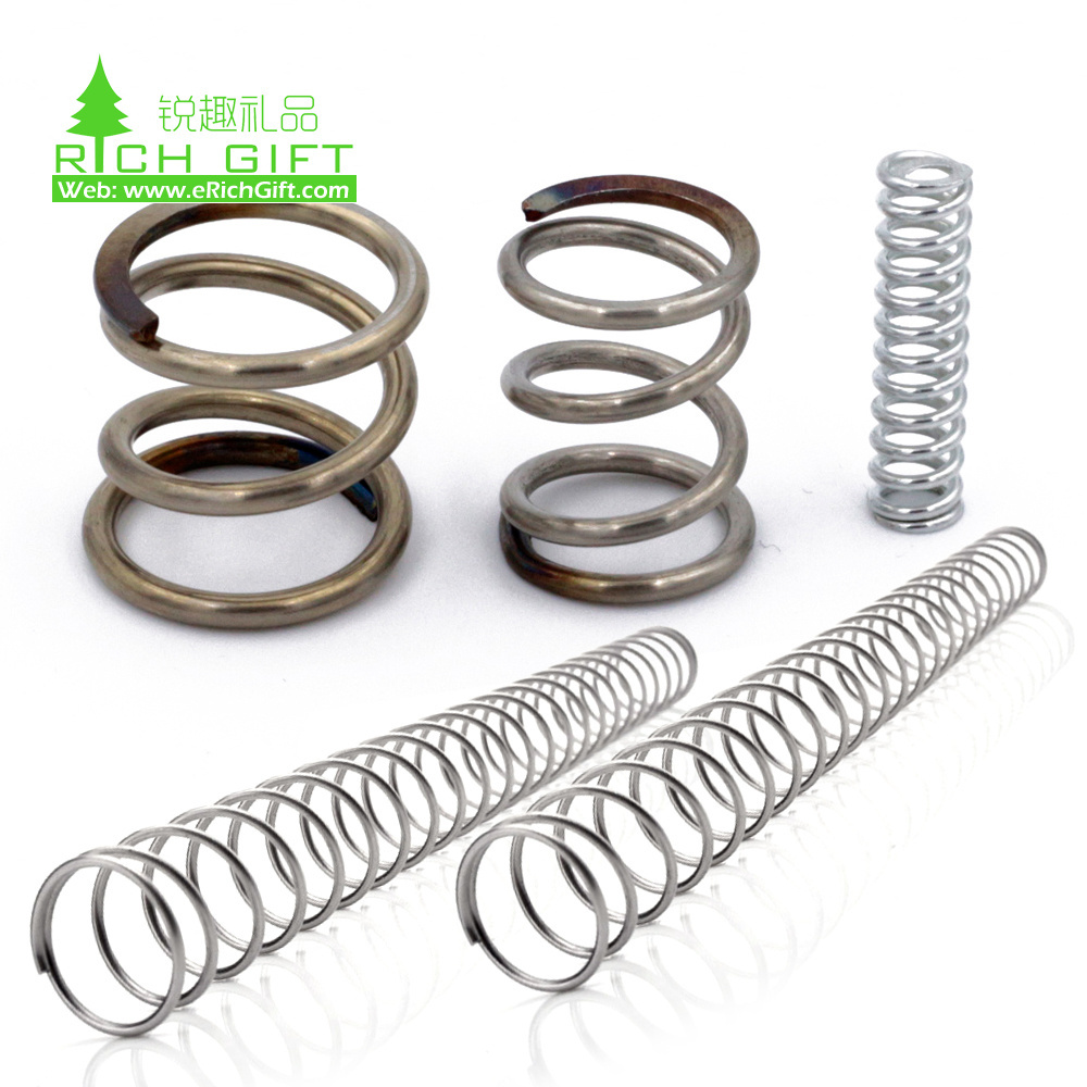 No minimum OEM custom 1mm piano wire metal coil zinc plated compression spring for umbrella