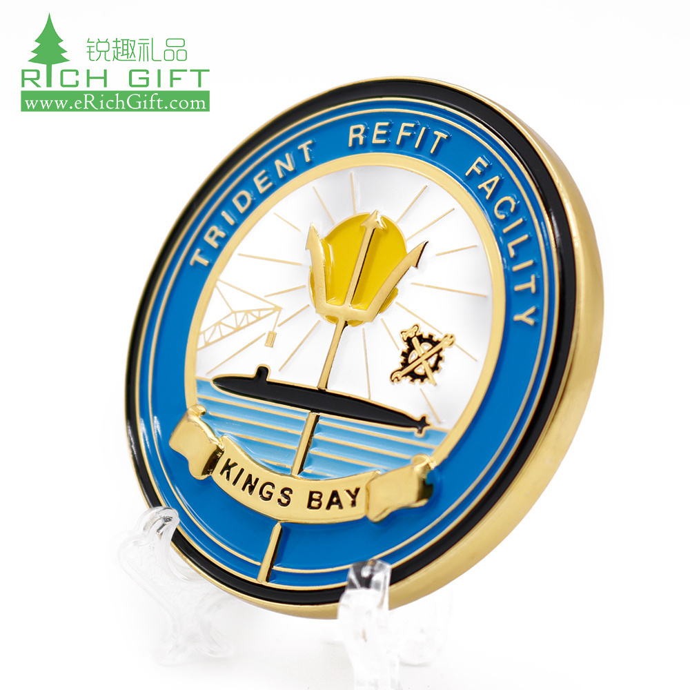 Collectible cheap gold plated tungsten securing your world Israel got your 6 challenge coins nato custom made coins