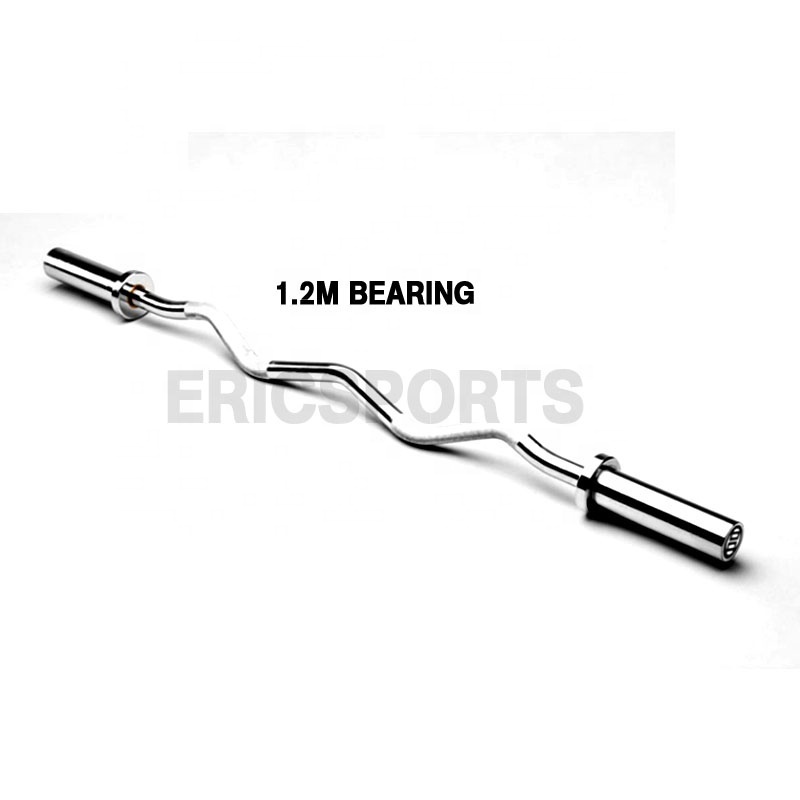 wholesales stock 28mm 30mm 1.2m 1.5m 1.8m 2.2m chromed steel Weight Lifting Bar