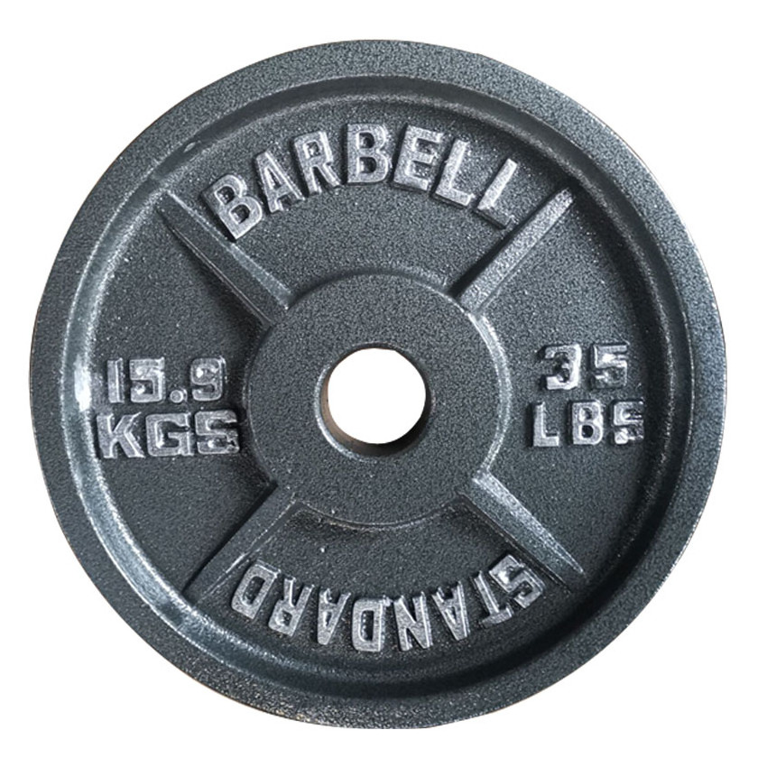 Weight Lifting Barbell  5LB  10LB 15LB  20LB 25LB OB Bumper Weight Plate