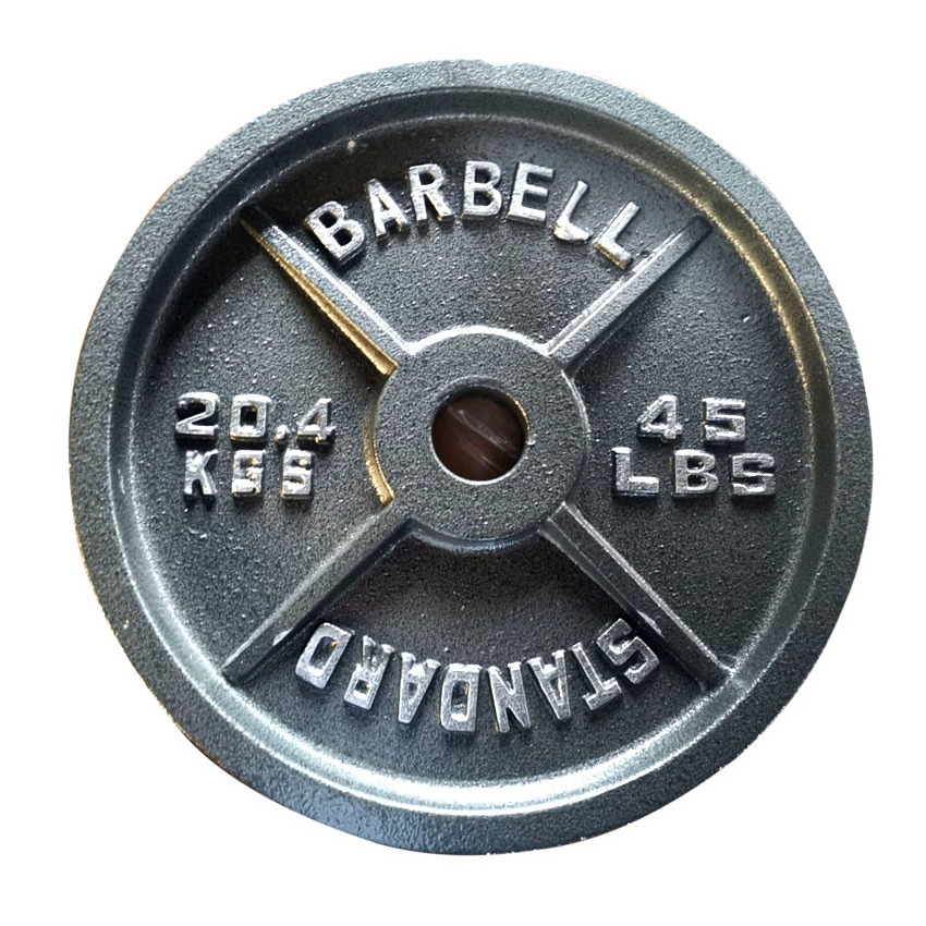 Weight Lifting Barbell  5LB  10LB 15LB  20LB 25LB OB Bumper Weight Plate