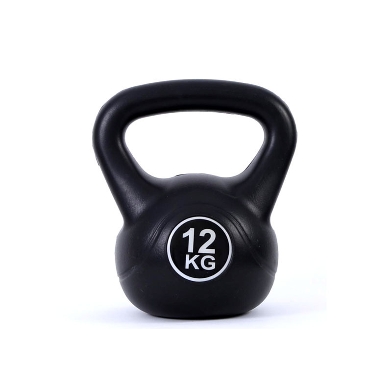 Cheap Cement Cast Iron Powder Coated Competizione Kettlebell 2kg 4kg 6KG 8KG 10KG 12KG 14KG 16KG Black PE kettlebell