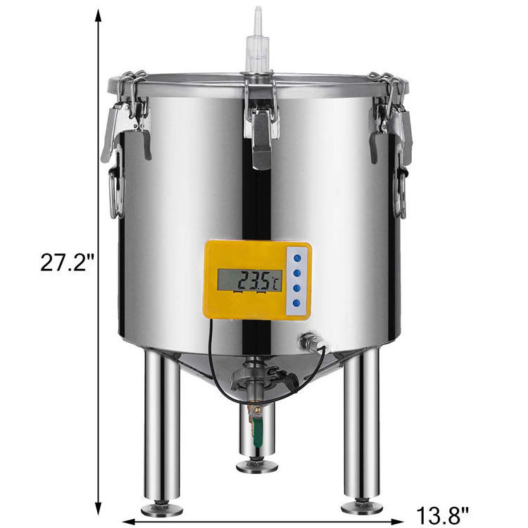 Brewery beer fermenter stainless steel fermenter 500 to 20000 litres wine fermenter