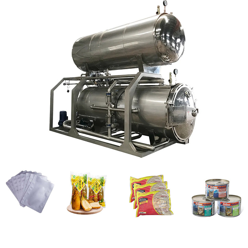 Canning Yogurt Milk Sack Food Beverage Engineering high pressure Water Bath Retort Sterilizer food sterilizer for retort pouches