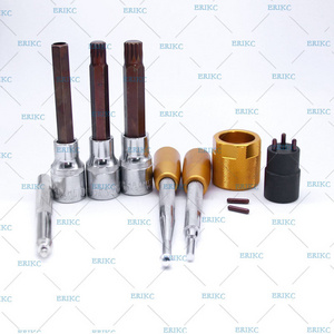 ERIKC diesel injector Disassemble control valve fit tools common rail injector valves dismantling fix injection assy