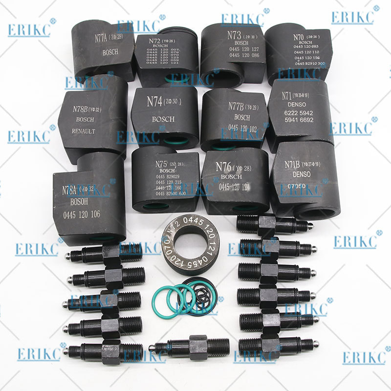 ERIKC fuel injector pump clamp tools conversion kits 12PCS injection automotive fixture repair tool