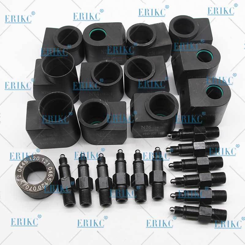 ERIKC fuel injector pump clamp tools conversion kits 12PCS injection automotive fixture repair tool