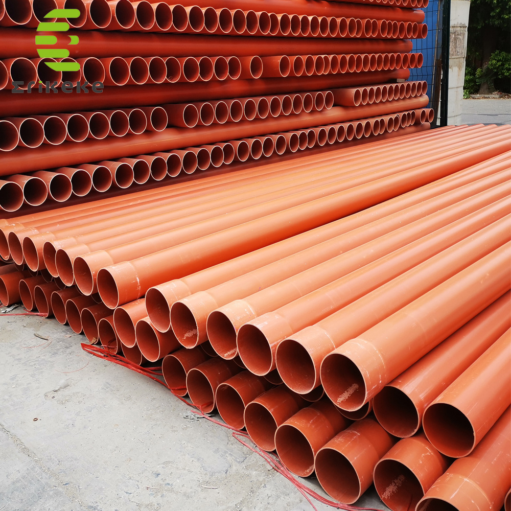 PVC Well Pipe Factory Wholesale Price UPVC Deep Well Casing Pipes for Water Supply 110mm 140mm PVC Plastic Tube