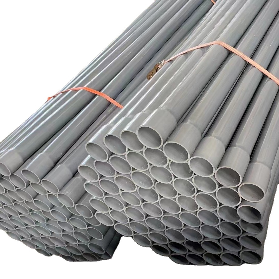 4 inch UPVC Conduit Pipe Electrical Rectangular PVC Tube