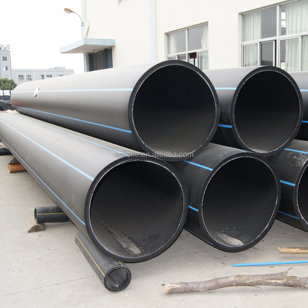 6 Inch 300 500 800 1000 1200 1500Mm Plastic Black Polyethylene Drainage Culvert Hdpe Double Wall Corrugated Pipe Price