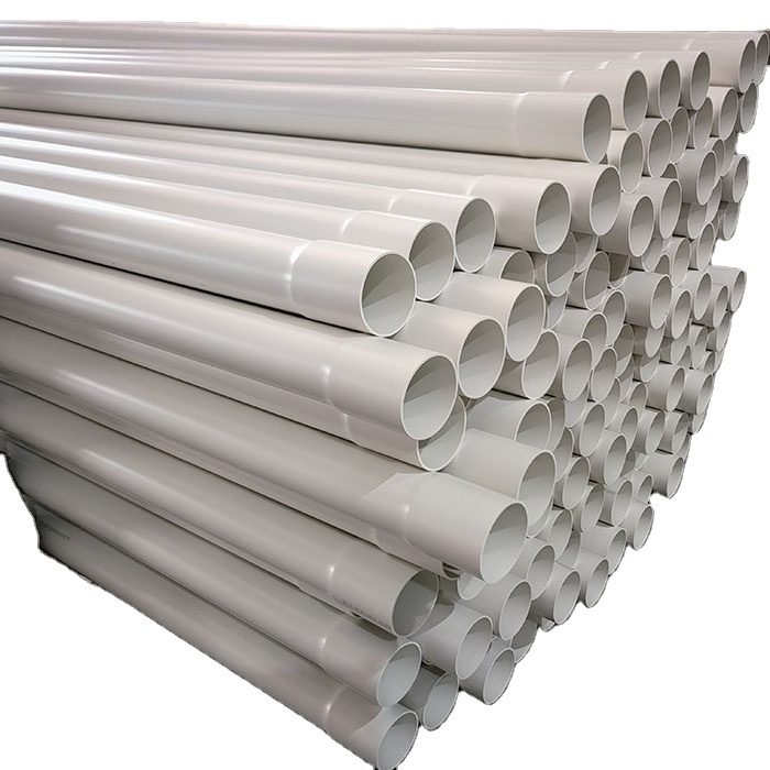 4 inch UPVC Conduit Pipe Electrical Rectangular PVC Tube