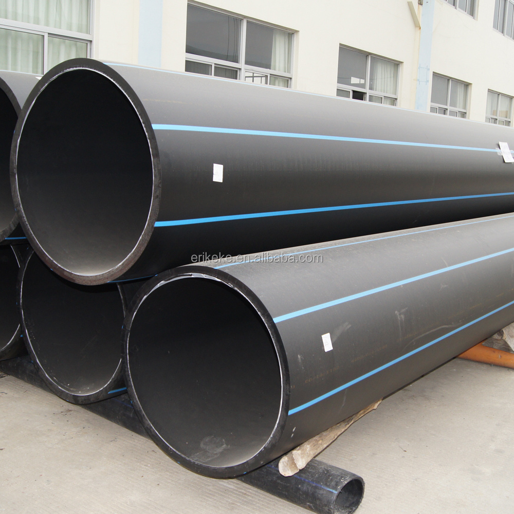 6 Inch 300 500 800 1000 1200 1500Mm Plastic Black Polyethylene Drainage Culvert Hdpe Double Wall Corrugated Pipe Price